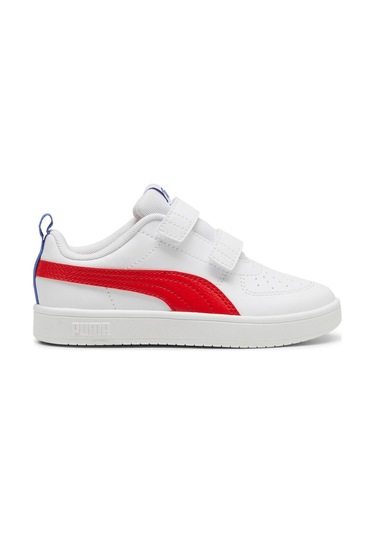 Puma Rickie V Ps Beyaz Erkek Çocuk Sneaker 000000000102267247 Beyaz-kırmızı