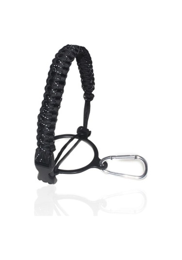 Roll Bar Tutma Kolları Su Şişeleri Askı Taşıyıcı İçin Paracord Tutma Kolu - Siyah