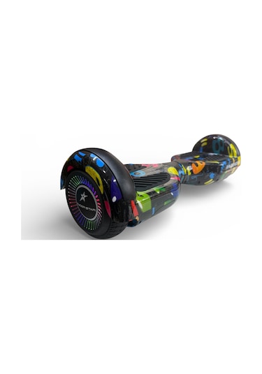 Elektrikli Kaykay Hoverboard Bluetooth Hoparlörlü RS-S5 Colors Numbers Grafitİ