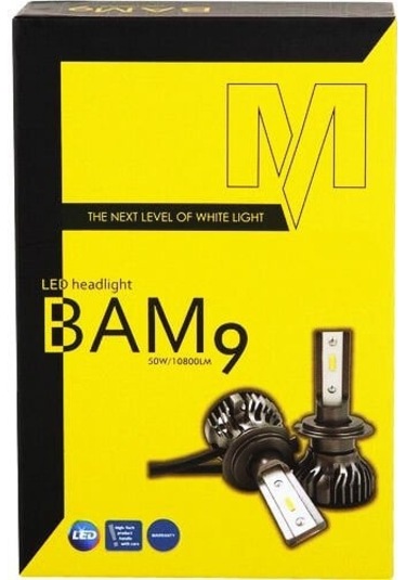 H11 Bam9 Mach Led Xenon Beyaz 12v / 50w / 10800 Lumens