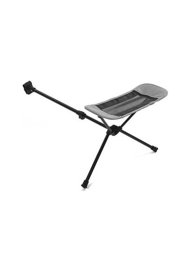 Pazly Katlanır Kamp Sandalyesi Footrest Taşınabilir Geri, Gri Renk Hafif Gri