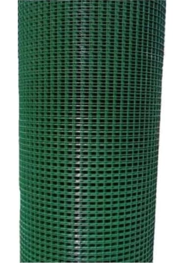 Pvc Puntalı Yeşil Bahçe Çit Teli 12X12 - 100 Cm Yükseklik