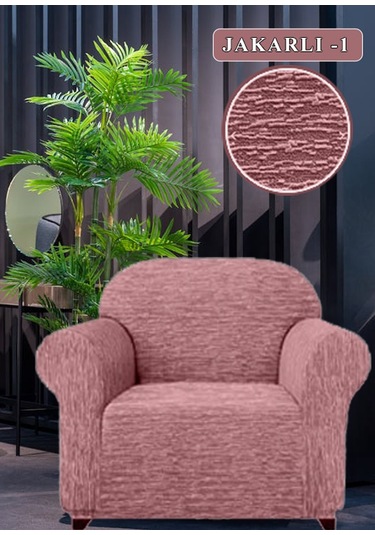 Koltuk Örtüsü Koltuk Kılıfı Streç Lastikli Esnek Pembe