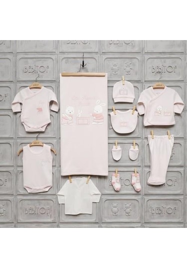 Bebitof Saklanan Tavşan 10 Lu Zıbın Seti Bbtf 10913 Çok Renkli