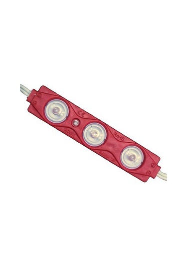 Modül Led 3 Lü Kırmızı 1.5w -5 Adet