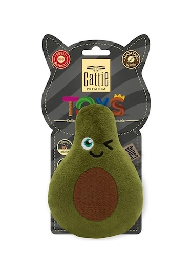 Cattie Matatabili Kedi Peluş Oyuncağı Avokado 11 Cm