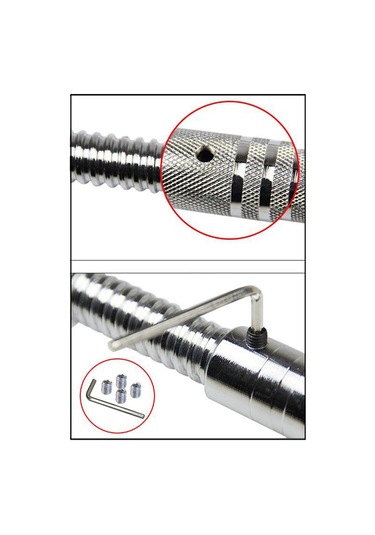 Suntek 1 '' Dambıl Uzatma Çubuğu Konnektörü Halter 20-Santimetre