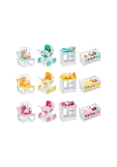 1 Adet Aksesuarlı Sürpriz Mini Baby Babek Paket - 1 Adet - 9.5 Cm