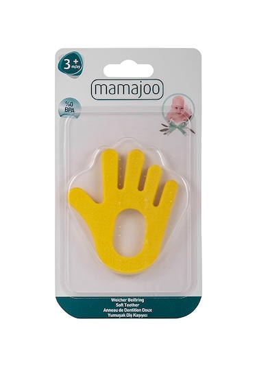 Mamajoo Yumuşak Diş Kaşıyıcı / Sarı El Sarı