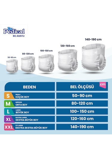 Dr.Pedical Yetişkin Hasta Bezi Ekstra Büyük Boy XL(L) 90 Adet