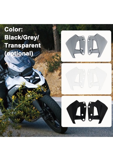 Hallow-motosiklet Hava Deflektörü Ön Cam Kaplama Yan Kanatlar Lmk00388b