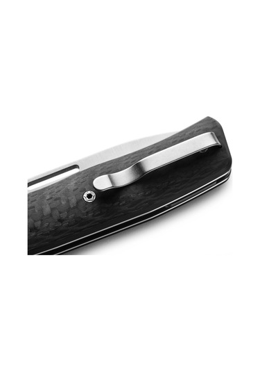 Lionsteel Nini - Carbon Fiber - Full Handle Kamp Çakı Siyah