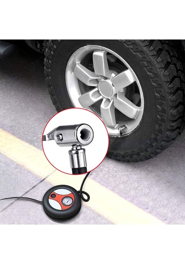 Mufunye Motosiklet Lastiği Akülü Hava Pompa Uzatma Hortumu 20cm Dayanıklı Kauçuk Metal - Hava Sızıntısı Yok