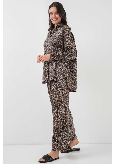 Gabria Leopar Parlak İkili Takım Leopar