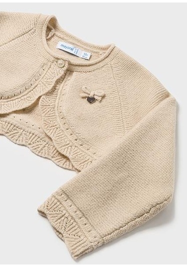 Mayoral Kız Bebek Hırka Örme 308 Bej
