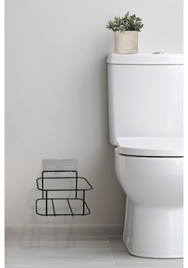 Okyanus Home Eko Magic Askılı Kare Mina Çöp Kovası Siyah