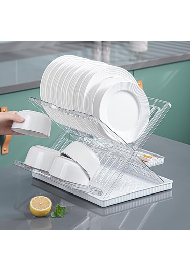 Suntek Bulaşık Kurutma Rafı Katlanabilir Bulaşıklık Temizlemek