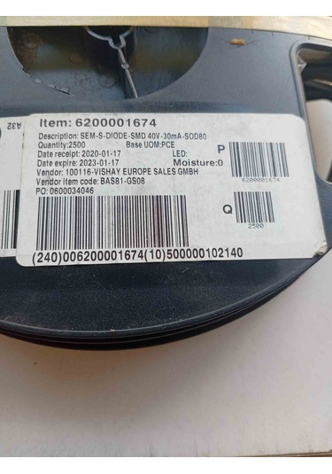 Bas81-gs08 40v-30ma Sod80 Vıshay Diyot 100 Adet