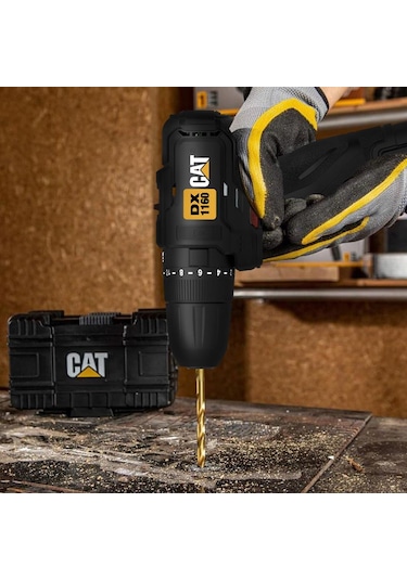 Cat DX1160 12V 2.0AH Li-ion Çift Akülü Darbeli Matkap + DA01901 32 Parça Aksesuar Seti