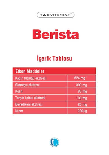Tabvitamins Berista 30 Tablet