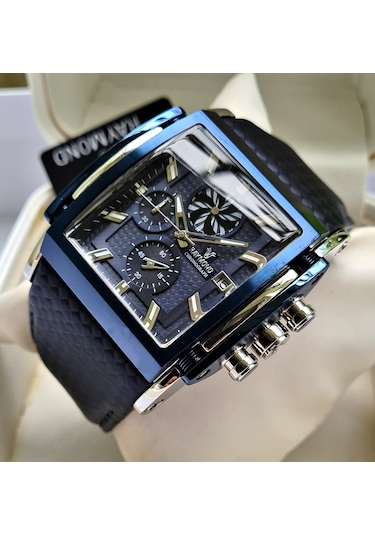 Raymond Swıss 8309 Gümüş Lacivert Erkek Kol Saati