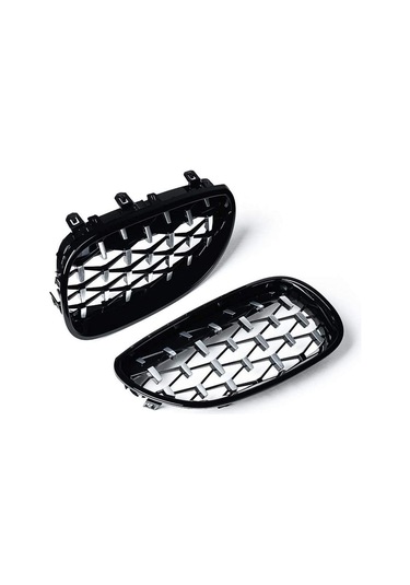 Bmw 5 Serisi E60 Diamond Ön Panjur Piano Black 2004-2009