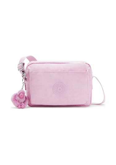 Kıplıng Abanu M Orta Boy Omuz Çantası Pembe Bloomıng Pınk Pembe