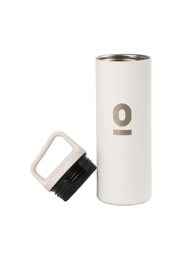 Paslanmaz Çelik Tutacaklı Beyaz Termos 480 ML No:52