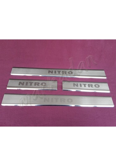 Woc Chrome Dodge Nitro Krom Kapı Eşiği 2007 Sonrası 4 Parça Pasla