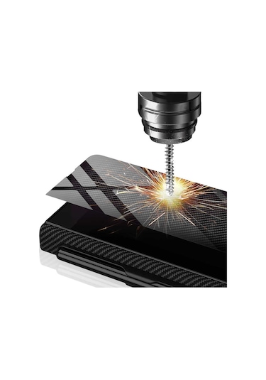 Samsung Uyumlu Galaxy Z Fold 3 Kılıf Zore Kalemlik Droga Kapak Siyah