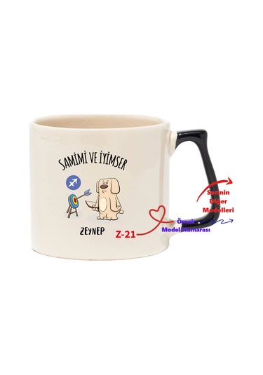 Kişiye Özel Burç Baskılı Lüks Kupa, Burçlara Özel Hediyelik Kupa Z1 Serisi