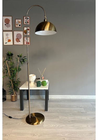 Dimmerli Eskitme Lambader Hareketli Başlık Modern Dekoratif Metal Oturma Odası Çalışma Odası Zemin Eskitme