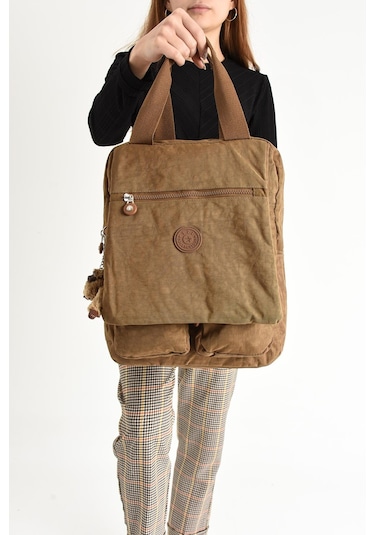 İki Fonksiyonlu Sırt Ve El Çantası Ultra Hafif Taba Model:571-5h - Taba