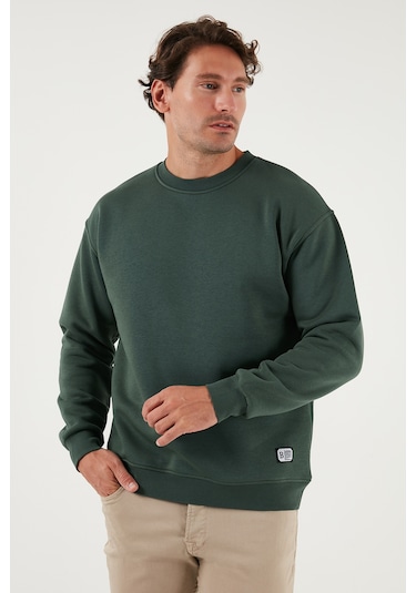 Buratti Regular Fit Bisiklet Yaka Şardonlu 2'Li Paket Erkek Sweat 5905255S2 Nefti-Nefti