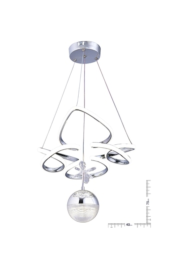 Hale Tek Top Krom Avize Krom