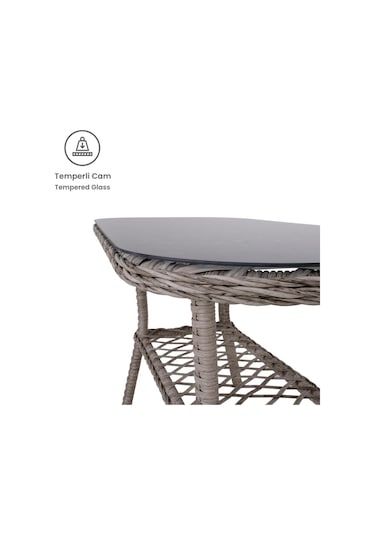 Serenity İkili Rattan Bahçe Ve Balkon Oturma Grubu Rehome