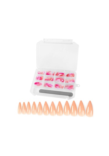 Yifomall 240 Parça Renkli Ve Sivri Uçlu Profesyonel Tırnak Uzatma Seti - Çeşitli Boyutlar Ve Dosya Hediyeli