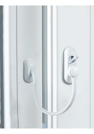 3 Adet Winlock Pencere Guvenlik Kilidi Anahtarlı Çelik Halatlı 22 Cm