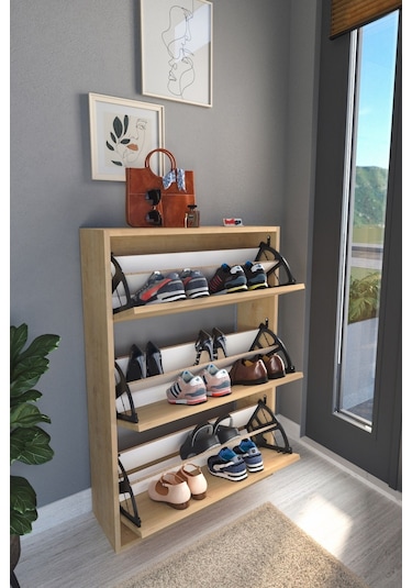 Bofigo Düşer Kapak Ayakkabılık Kayar Raflı Ayakkabılık 3 Bölmeli Ayakkabılık Melek Safir Bofigo Düşer Kapak Ayakkabılık Kayar Raflı Ayakkabılık 3 Bölmeli Ayakkabılık Melek Safir