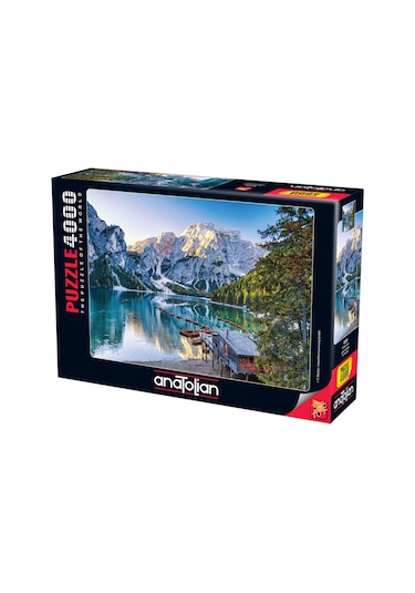 Anatolian 4000 Parçalık Puzzle - Braies Gölü 5205