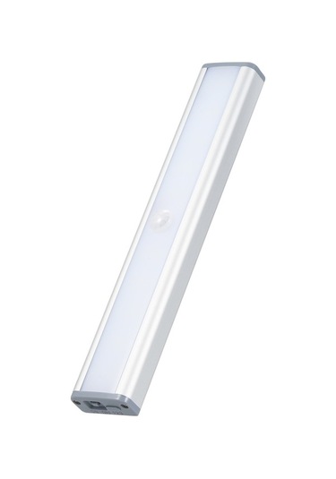 Besthome1 30 Led Hareket Sensörlü Şarjlı Manyetik Lamba Şeridi, 120 Derece Algılama, Akıllı Gece Aydını Beyaz, 2 Adet Beyaz