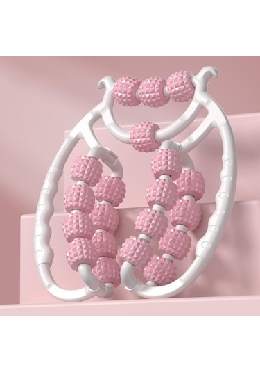 Maoyaya 20 Pembe Renkli Suntek Kas Gevşetme Buzağı Masaj Silindiri Pembe