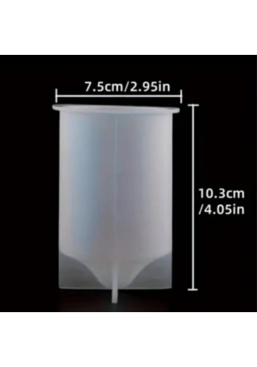 Silindir Mum Sevgililer Gününe Özel