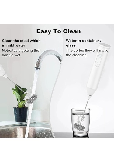 Ulzyvf Yumurta Usb Süt Siyah Siyah Şarj Saplı Mını Makinesi Köpürtücü Köpük Karıştırıcı Kahve Hız Elektrikli Edilebilir Çırpma Çırpıcı Blender 3 Rm Siyah