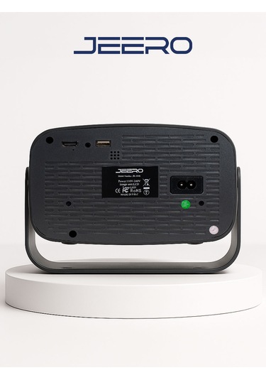 Jeero 4k Smart Cinema Portable Projector Auto Focus / Android Türkçe Menü