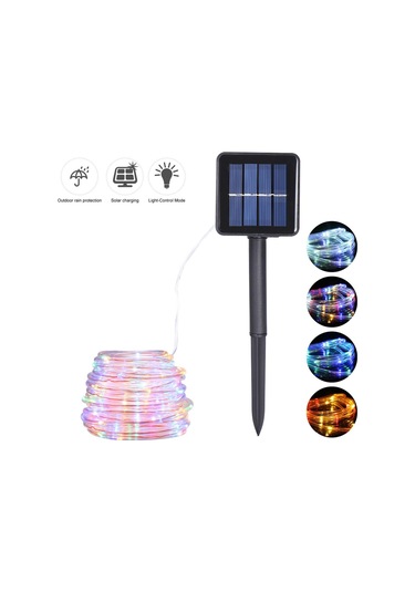 Enerji Tasarruflu Güneş Tüpü Dize Işık 22m 200 Lamba Boncuk 8 Fonksiyonlar 12 Diğer