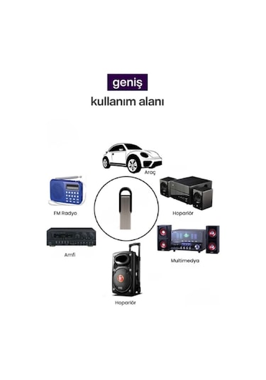 Araç Teyp Bluetooth Çevirici Usb Dönüştürücü