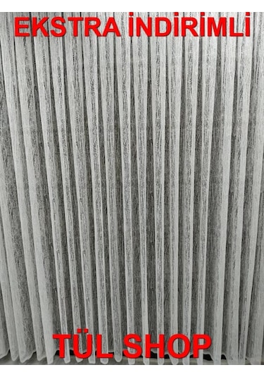 Tül Perde Spor Desenli Örme Tül Uygun Fiyatlı Ütü Sevmez Tül (309013537)