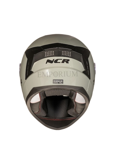 Ncr Rapid Siyah Vizörlü Ece Belgeli Kapalı Motosiklet Kaskı Nardo Gri