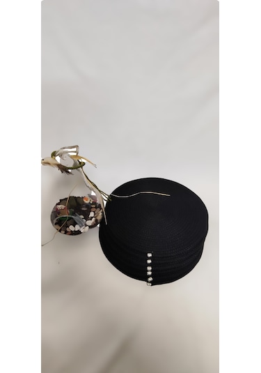 Kordon İpten Siyah 6lı Supla Takımı Siyah